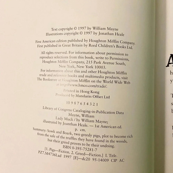 Vintage Lot Lady Muck by Mayne and Mr and Mrs Pigs Evening  Out by Rayner Books - Picture 11 of 12